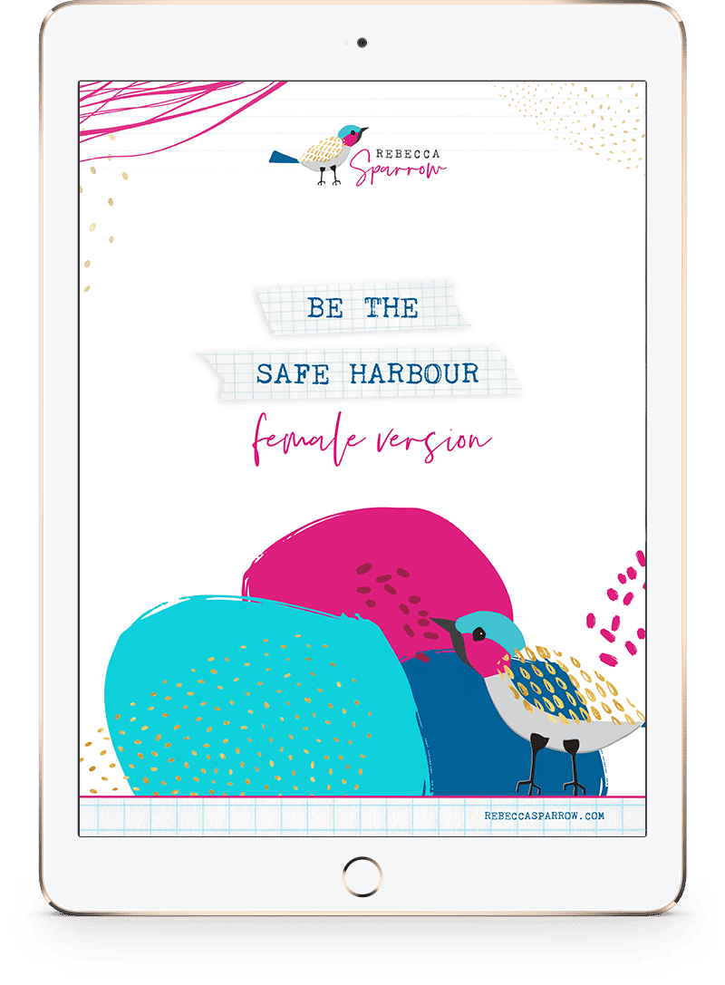RS – Be The Safe Harbour (female version) ipad mockup-min