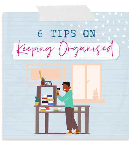 Webinar Icon - 6 tips for keeping organised